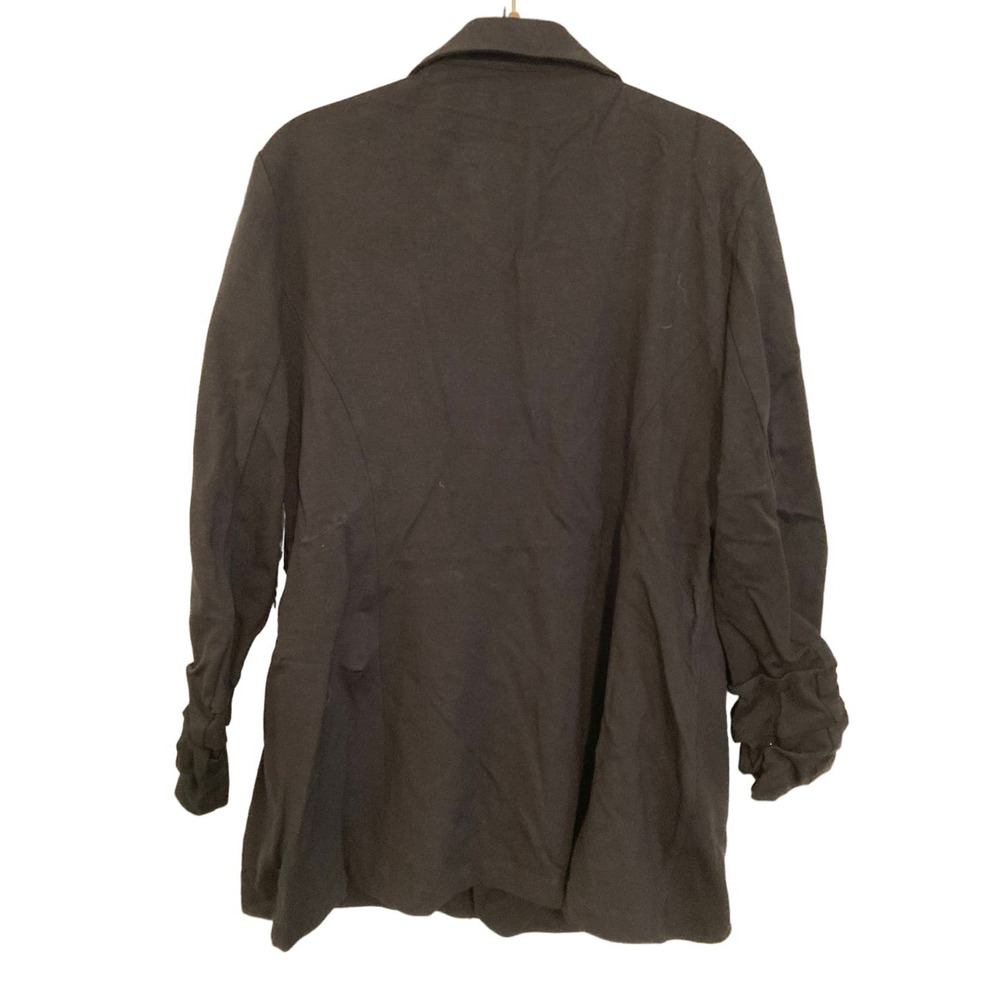 Vince Camuto Ruch Sleeve One-Button Jacket MEDIUM career work Rich Black NWT - Picture 4 of 6